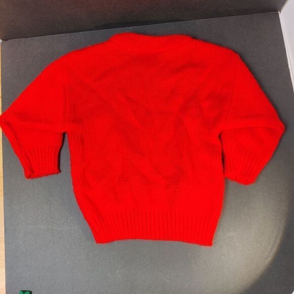 🎅 Glen Appin of Scotland Scotty Dog Red Baby Sweater Sz 12M - 18M - Picture 8 of 9